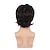 Χαμηλού Κόστους Ανδρικές περούκες-μαύρες περούκες για άνδρες συνθετική περούκα ίσια περούκα μαύρα συνθετικά μαλλιά ανδρική μαύρη