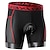 cheap Men&#039;s Underwear &amp; Base Layer-Arsuxeo Men&#039;s Cycling Padded Shorts Cycling Underwear Bike Padded Shorts 5D padded Chamois Bottoms Breathable Sweat wicking Sports Solid Color Black Red Gray Bike Wear