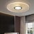 abordables Plafonniers et ventilateurs-45 cm plafonniers led ice crack design métal peint finitions modernes 220-240v
