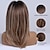 cheap Synthetic Trendy Wigs-Synthetic Wig Straight With Bangs Wig Medium Length Synthetic Hair Women‘s Cosplay Party Fashion Blonde Black Brown Christmas Party Wigs barbiecore Wigs