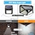 cheap Outdoor Wall Lights-Solar Wall Lights Outdoor 100LEDs 3 Modes 270 Lighting Angle Solar Motion Sensor Outdoor Lamp IP65 Waterproof Light Control Solar Wall Lamp Suitable for Garage Fence Deck Courtyard