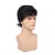 cheap Mens Wigs-Black Wigs for Men Synthetic Wig Straight Wig Black Synthetic Hair Men‘S Black