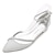 cheap Wedding Shoes-Women&#039;s Wedding Shoes Glitter Crystal Sequined Jeweled Bridal Shoes Flat Heel Pointed Toe Elegant Satin Ankle Strap Silver White Ivory
