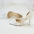 cheap Wedding Shoes-Wedding Shoes for Bride Bridesmaid Women Closed Toe White Ivory Beige Faux Leather Pumps With Lace Flower Imitation Pearl Stiletto Heel Platform Wedding Party Evening Elegant Vintage