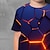 preiswerte 3D-T-Shirts für Jungen-Kinderbekleidung Jungen T-Shirt Kurzarm blau 3D-Druck optische Täuschung Sommer Top 4-12 Jahre