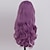 abordables Pelucas del cordón sintéticas-pelucas rosas para mujeres peluca delantera de encaje sintético ondulado parte lateral peluca delantera de encaje largo rosa blanqueador rubio # 613 verde negro / gris violeta pelo sintético 18-26