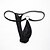 cheap Men&#039;s Exotic Underwear-Men&#039;s 3 Pack Thongs Thong Underwear G-string Underwear String Cotton Polyester Solid Colored Low Waist Black White
