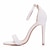Недорогие Женская свадебная обувь-Женские свадебные туфли для невесты, женские классические туфли-лодочки на высоком каблуке с жемчугом и шпильками, белые, бежевые, с открытым носком и ремешками