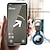 voordelige Airtag-koffers-telefoon hoesje Voor Apple AirTag AirTag Achterkant Draagbaar Met sleutelhanger Anti-verloren Effen Metaal