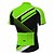 cheap Cycling Jerseys-21Grams Men&#039;s Cycling Jersey Short Sleeve Bike Top with 3 Rear Pockets Mountain Bike MTB Road Bike Cycling Breathable Quick Dry Moisture Wicking Green Yellow Sky Blue Spandex Polyester Sports