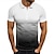 cheap Men&#039;s Button Up Polos-Men‘s T-shirt Sleeve Color Block Henley Medium Spring &amp; Summer Green White Gray Black-Red