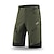 cheap Men&#039;s Shorts, Tights &amp; Pants-Arsuxeo  Men&#039;s Mountain Bike Shorts with Removable 3D Padded Underwear Baggy Shorts  Mountain Bike MTB Road Bike Cycling Sports Black Army Green Breathable Quick Dry Elastane Clothing Apparel
