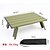 cheap Picnic &amp; Camping Accessories-Outdoor Mini Folding Table Camping Tent Table Camping Portable Coffee Table Home Bed Computer Table Aluminum Plate Table