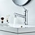 ieftine Clasic-robinet chiuveta de baie cu pulverizare extractibila, finisaje galvanizate/ vopsite, set central, robinete cu un singur mâner pentru baie cu o gaură