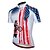 cheap Women&#039;s Cycling Clothing-21Grams Men&#039;s Cycling Jersey Short Sleeve Bike Top with 3 Rear Pockets Mountain Bike MTB Road Bike Cycling Breathable Quick Dry Moisture Wicking White Polka Dot American / USA Spandex Polyester Sports