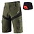 cheap Cycling Pants, Shorts, Tights-Men&#039;s Bike Shorts Cycling MTB Shorts Bike Underwear Shorts MTB Shorts Mountain Bike MTB Road Bike Cycling Sports Black Army Green Quick Dry Clothing Apparel Relaxed Fit Bike Wear / Micro-elastic