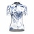 cheap Cycling Jerseys-21Grams® Women&#039;s Cycling Jersey Short Sleeve Mountain Bike MTB Road Bike Cycling Graphic Graffiti Shirt Dark Navy Breathable Quick Dry Moisture Wicking Sports Clothing Apparel / Stretchy / Athleisure