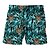 cheap Men&#039;s Swimwear &amp; Beach Shorts-Men&#039;s Swim Trunks Swim Shorts Board Shorts Swimwear 3D Print Elastic Drawstring Design Swimsuit Comfort Breathable Soft Beach Graphic Patterned Tiger Designer Streetwear Hawaiian Blue / Mid Waist