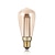 cheap Incandescent Bulbs-3PCS ST64 Vintage Edison LED Light guide Light Bulbs 3W 220V 110V E26/E27 Base Warm White 2200K Replacement Bulbs for Wall Sconces Lights Pendant Light Amber Warm &amp; Squirrel Cage