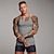 cheap Gym Tank Tops-Men&#039;s Tank Top Vest Undershirt Solid Color Crew Neck Casual Daily Sleeveless Tops Lightweight Fashion Big and Tall Sports White Black Blue / Summer / Summer