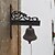 abordables Hangings de pared al aire libre-Campana de cena, campana de puerta de metal montada en la pared de hierro fundido vintage, decoración de campana de pared de hierro fundido vintage para jardín