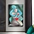 abordables Peintures portraits-Mintura main peinture à l'huile sur toile mur art décoration moderne figure abstraite photo pour la décoration intérieure roulé sans cadre non étiré peinture