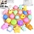 ieftine Destresante-10 bucăți 20 bucăți 30 bucăți set de decompresie jucării squishy jucării pentru ziua de naștere pentru petrecerea de comprimare a mingii antistres