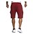 abordables Shorts décontractés-Homme Short Shorts décontractés Cordon Couleur Pleine Sport extérieur du quotidien Mélange de Coton basique Classique Vert Rouge