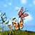 levne dekorativní zahradní kůly-50ks 3D trojrozměrná simulace motýla venkovní zahradní dekorace kreativní zahradnické rozvržení simulační tyč zástrčky