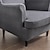 cheap Wingback Chair Cover-Stretch Wing Chair Slipcover with Seat Cover Spandex Sofa Covers Wingback Armchair Covers Solid Furniture Protector for Living Room Strandmon Chair Cover