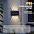 cheap Outdoor Wall Lights-Solar Wall Lamp Glow Up and Down 6 LEDs Outdoor Waterproof Courtyard Light Outdoor Villa Wall Fence Porch Lighting Decoration Solar Wall Washing Lights