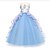 cheap Movie &amp; TV Theme Costumes-Princess Unicorn Dress Flower Girl Dress Girls&#039; Movie Cosplay A-Line Slip Vacation Dress Purple Rosy Pink Rainbow Dress Halloween Children&#039;s Day Masquerade Polyester Tulle