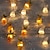 baratos Mangueiras de LED-Luzes de corda de coelho de páscoa 2m 20 leds decoração de festa de jardim de páscoa para casa cenoura coelho luz de fada presentes de páscoa