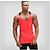 cheap Running Tee &amp; Tank Tops-Men&#039;s Running Tank Top Sleeveless Tee Tshirt Athletic Cotton Breathable Quick Dry Moisture Wicking Running Active Training Walking Sportswear Black Army Green Red Activewear Stretchy