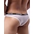 cheap Men&#039;s Exotic Underwear-Men&#039;s 3 Pack Basic Panties Briefs Basic Polyester Nylon Letter Mid Waist Plus Size Black White