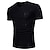 저렴한 남성 티셔츠&amp;탱크 탑-남성용 T 셔츠 짧은 소매 한 색상 V 넥 화이트 블랙 카키 캐쥬얼 일상 의류 스포츠 패션 경량 크고 크고 / 여름