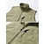 cheap Hiking Shirts-Men&#039;s Sleeveless Fishing Vest Hiking Vest Outerwear Zip Top Outdoor Waterproof Windproof Ultra Light (UL) Breathable Chinlon Black Army Green Grey Hunting Fishing Climbing / Quick Dry / Multi Pockets
