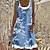 cheap Super Sale-Women&#039;s Shift Dress Midi Dress Yellow Royal Blue Light Brown Floral Sleeveless Summer Spring Fake two piece Modern Crew Neck Daily Date Weekend 2023 S M L XL XXL 3XL 4XL 5XL