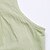 voordelige Damesjurken-Dames A lijn jurk Mini-jurk Lichtgroen Mouwloos Heldere kleur Met ruches Lente Zomer Ronde hals Stijlvol Casual Vakantie Linnen S M L XL