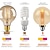 billiga LED-klotlampor-g95 guide glödlampor vintage edison led lampa 3w 220v 110v e26/e27 bas varmvit 2200k ersättningslampor för vägglampor lampor pendellampa bärnsten varm &amp; ekorrbur 1st 2st 4st
