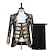 cheap Historical &amp; Vintage Costumes-Classical Retro Vintage Rococo Medieval Renaissance Outfits Party Costume Masquerade Corrina victorian Men&#039;s Slim Fit Flower / Floral Ball Gown Halloween Masquerade Adults Coat All Seasons