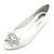 cheap Wedding Shoes-Women&#039;s Wedding Shoes Sparkling Shoes Bridal Shoes Crystal Flat Heel Peep Toe Basic Satin Loafer Silver Black White