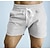 billiga Svett shorts-Herr Atletiska shorts Aktiva shorts Joggingbyxor Joggingshorts Snörning Solid färg Utomhus Sport Kort Dagligen Helgen Bomull Sportig Smal Svart Armégrön