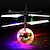 halpa Valolelut-lahja taika lentävät pallolelut - infrapuna induktio rc drone disco valot led ladattava sisäulkohelikopteri - leluja pojille tytöille teini-ikäisille ja aikuisille lahjaksi pojalle&amp;amp;tytöt