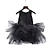 cheap Dancing Costumes-Girls&#039; Dancer Ballet Performance Dress Cute Polyester Black White Pink Dress