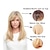 Недорогие старший парик-16 дюймов ombre блондинка парики с челкой для женщин длинные светлые натуральные симпатичные прямые синтетические парики термостойкие парики для повседневного косплея (16 футов, блондинка)