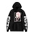 cheap Everyday Cosplay Anime Hoodies &amp; T-Shirts-Inspired by Darling in the Franxx Zero Two 02 Hoodie Anime 100% Polyester Anime Harajuku Graphic Kawaii Hoodie For Men&#039;s / Women&#039;s / Couple&#039;s