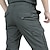 tanie Bojówki-Męskie Spodnie cargo Spodnie taktyczne Spodnie Taktyczna Spodnie robocze Multi Pocket 6 kieszeni Równina Szybkie wysychanie Na zewnątrz Pełna długość Codzienny Wędrówki Codzienny Taktyczna Czarny