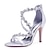 cheap Wedding Shoes-Women&#039;s Wedding Shoes Bling Bling Sparkling Shoes Bridal Shoes Crystal High Heel Open Toe Luxurious Satin Zipper Silver Black White