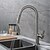 cheap Pullout Spray-Kitchen Faucet with Pull-out Spray,Single Handle One Hole Brass High Arc 2-modes 360°Rotatable Modern Contemporary Kitchen Taps